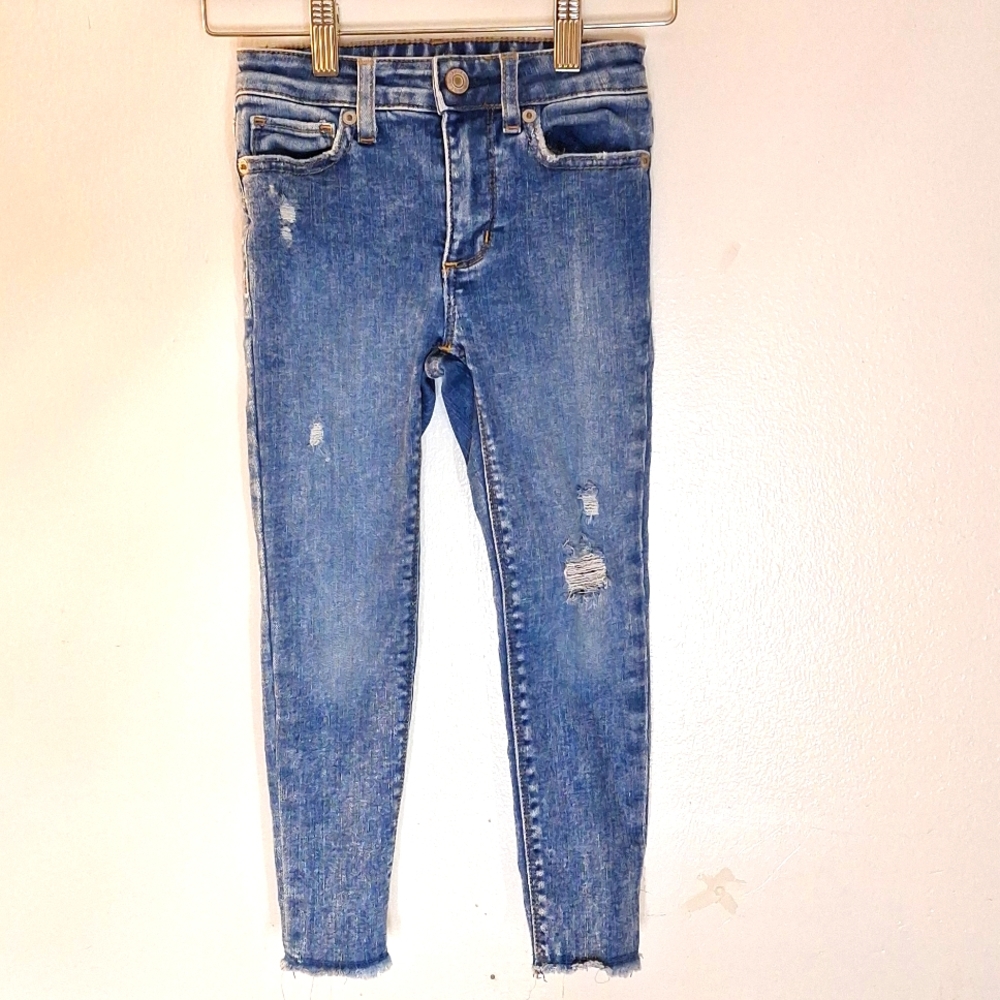 Girl's Distressed Skinny Jeans